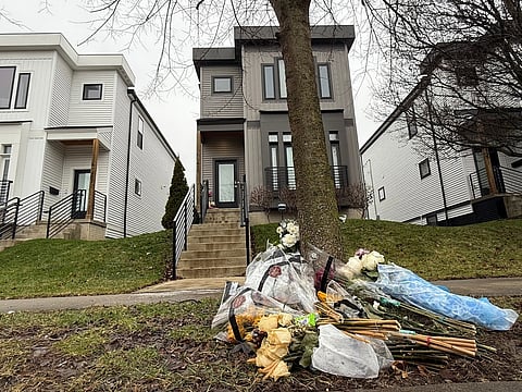 Spencer and Monique Tepe's home in Columbus, Ohio, on Tuesday, Jan. 6, 2026. (AP Photo/Patrick Aftoora-Orsagos)