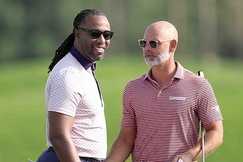 Fitzgerald Jr was paired with Paul Waring