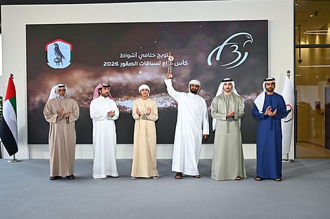Winners honoured at Fazza Falcons Racing Cup