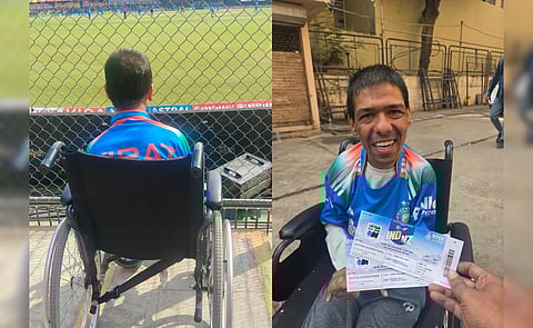 How a differently-abled cricket fan got to watch India-New Zealand ODI match live at the stadium