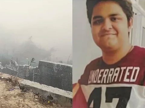 Mehta’s car struck a raised ridge separating two adjacent drainage basins, broke through a boundary wall, and plunged into a 70-foot-deep water-filled ditch, described by police as a waterlogged basement of an under-construction building.