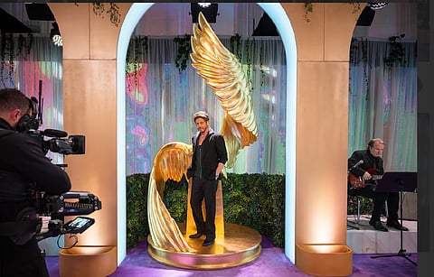 Shah Rukh Khan arriving at the Joy Awards 2026 in Riyadh.