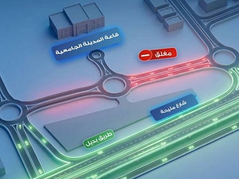 Sharjah announces partial road closure near University City Hall for light festival
