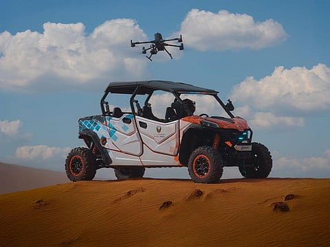 Ras Al Khaimah Police launch security media motorcycle for rugged terrain