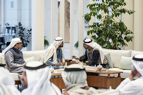 UAE President receives Sheikh Mohammed bin Rashid