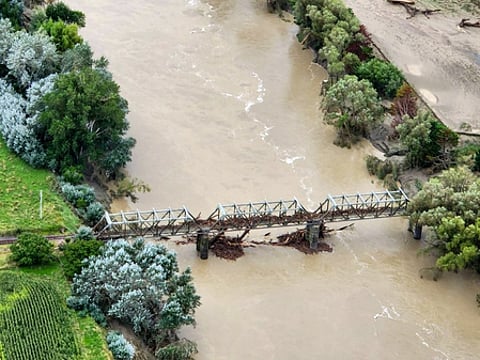Multiple people were missing after a chunk of earth from Mount Maunganui, an extinct volcano, slid into a popular campsite.