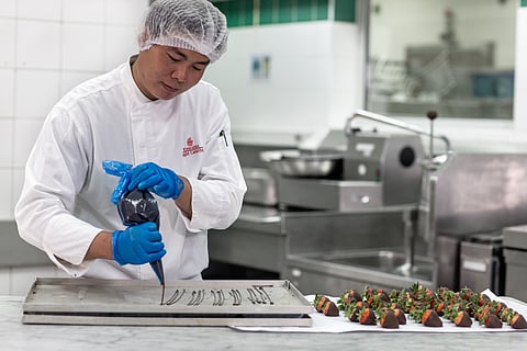Bustanica, Emirates Flight Catering’s vertical farm in Dubai, produces leafy greens and food products for airline and non-aviation catering markets.