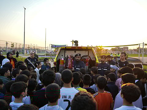 Abu Dhabi Civil Defence promotes safety awareness at Family Sports Day
