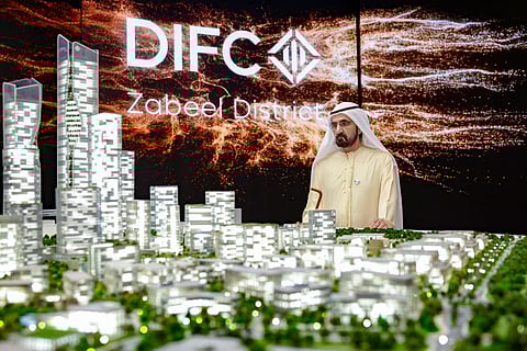 Mohammed bin Rashid launches Dh100 billion Zabeel District at DIFC