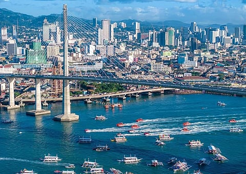 A view of a fluvial parade in Cebu City, the historic "Queen City", in central Philippines. It's also the hub of commercial ship-building, maintenance, repair and operations (MRO) in the Asian country.