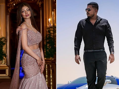 Ria Roy and Rohit Roy in Dubaui