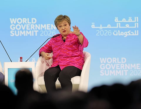 Kristalina Georgieva, Managing Director, International Monetary Fund (IMF) speaking on the opening day of World Government Summit.