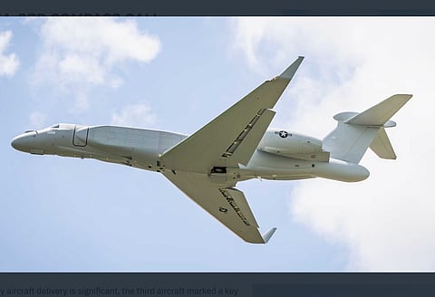 There are currently five of these attack platforms, known as EA-37B, fitted with electronic gear meant to achieve “non-kinetic” dominance in the electromagnetic battlespace, ready to go at a moment’s notice, as per defence industry sources.