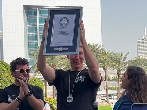 Guinness World Records officials were on site to verify and celebrate the achievement.