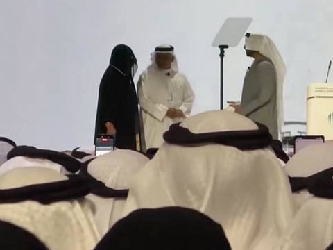 Sheikh Saif honours Emirati mother for choosing education for her son at time of limited schooling awareness