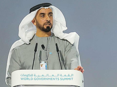 “Your family, faith, and wealth are secure,” Sheikh Saif told the World Governments Summit audience in Dubai.