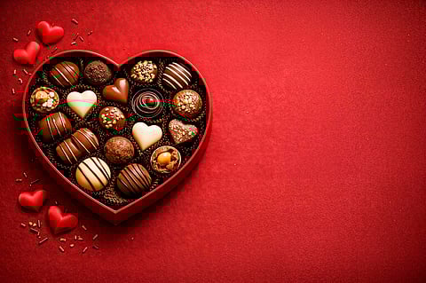 Chocolates are a classic Valentine's Day present.