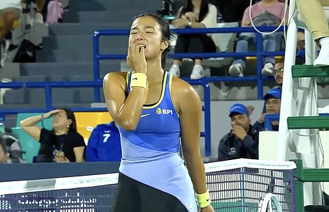 Alex Eala loses to Alexandrova in Abu Dhabi Open quarters