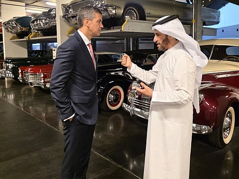 Ben Sulayem gives Paraguayan president a tour of his car collection