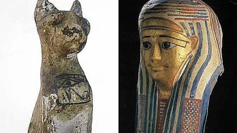 Suspect charged after priceless Egyptian artefacts recovered near ferry terminal.