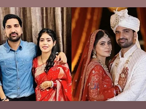 A chartered accountant from Haryana who allegedly slit his wife's throat has been arrested.