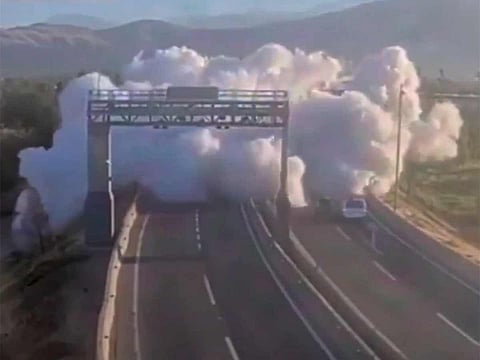 Explosion in northern Santiago industrial area felt across 200 metres.