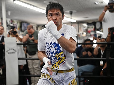 Manny "Pacman" Pacquiao will go toe-to-toe with possibly his greatest rival in boxing once again