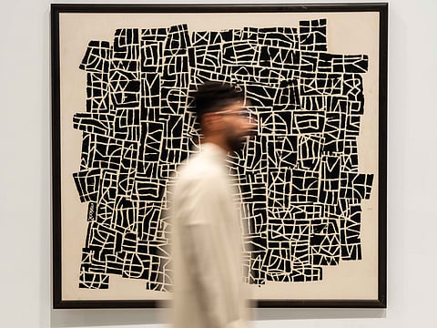 Dubai Collection Nights - Moustafa Fathi, Oil on Canvas, from the private collection of Sheikh Mohammed.