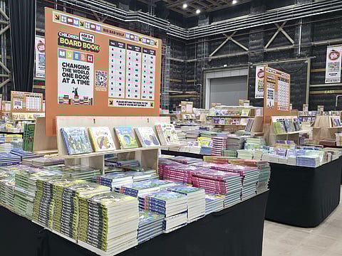 Sneak peek: Inside Big Bad Wolf Books sale in Dubai Studio City’s Sound Stage ahead of Thursday’s opening.