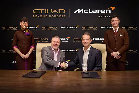 McLaren Racing names Etihad Airways Official Partner from 2026 season