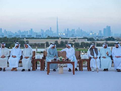 Sheikh Hamdan highlighted the values of unity and community at the gathering.