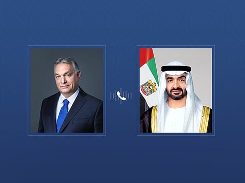 UAE President, Hungary PM discuss regional military escalation
