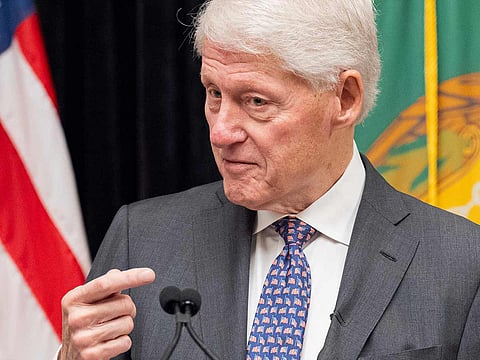 Former US President Bill Clinton