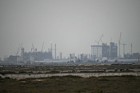 This photo shows QatarEnergy's operating facilities in Ras Laffan Industrial City on March 2, 2026.