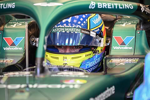 Aston Martin's Spanish driver Fernando Alonso looks set to have a tough year