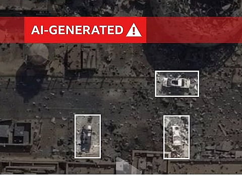 Fake: AI satellite imagery spurs US-Iran war disinformation