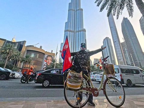 From Everest to Antarctica, this Nepali cyclist is on a mission