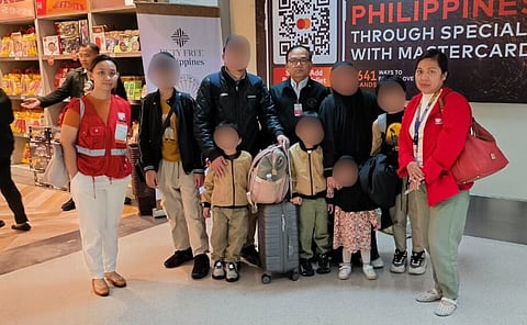 DFA welcomes the arrival of nine overseas Filipinos repatriated from Iran