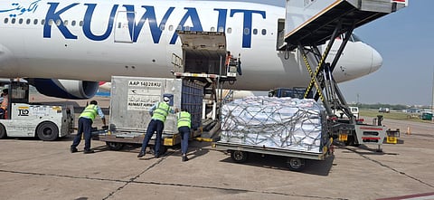 Lulu Group operated special cargo flights carrying essential products from Kochi, Delhi, Mumbai and Bengaluru to the UAE last week.