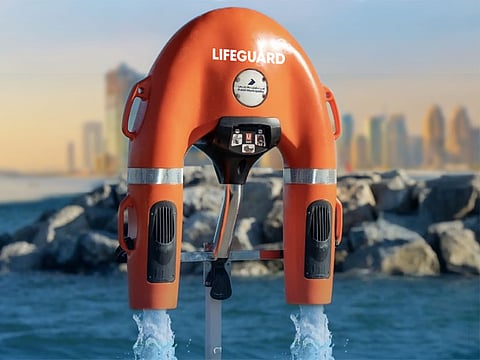 Aquatic drones and robots work together to safeguard swimmers.
