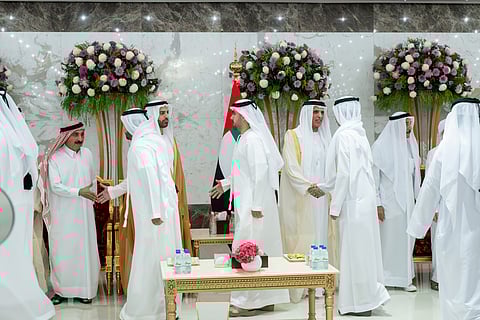 RAK Ruler receives Eid Al Fitr well-wishers