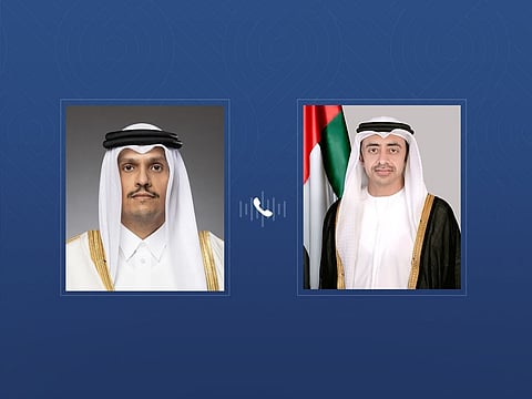 Abdullah bin Zayed offers condolences to Qatari PM & FM over helicopter crew martyrdom