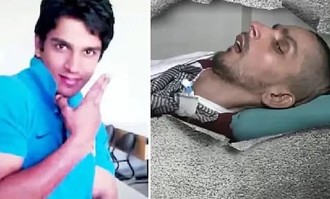 Harish, originally from Delhi, fell from the fourth floor of his hostel in 2013. The accident left him paralysed and in a coma.