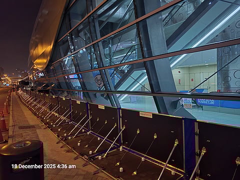 If you've spotted flood barriers outside some Dubai Metro stations recently, there's a good reason - they're FloodWall barriers, a Norwegian-engineered flood defence system.