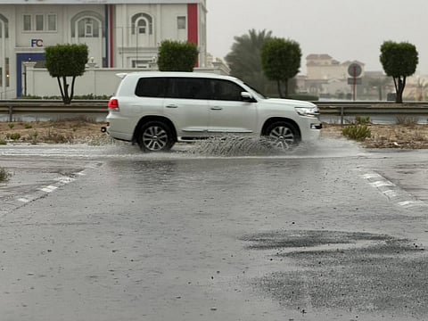 Cloudy weather with heavy of rain in Abu Dhab: Afra Al Nofeli /Gulf News