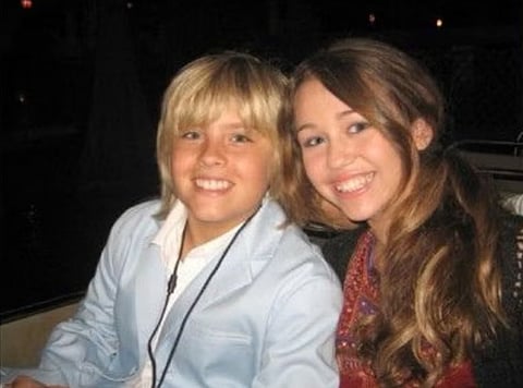 Miley Cyrus and Dylan Sprouse had dated in the early 2000s.