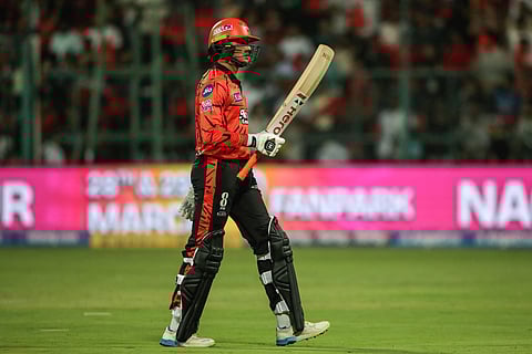 Sunrisers Hyderabad's Indian cricket player Abhishek Sharma