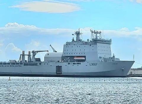 The UK is preparing to deploy 'RFA Lyme Bay' to help clear with naval mines in the Strait of Hormuz, according to British media reports.
