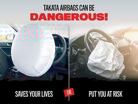 The notice applies to a group of vehicles manufactured between 2003 and 2018 that are equipped with Takata airbag inflators.