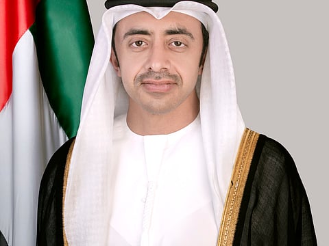Sheikh Abdullah bin Zayed Al Nahyan, UAE Deputy Prime Minister and Minister of Foreign Affairs